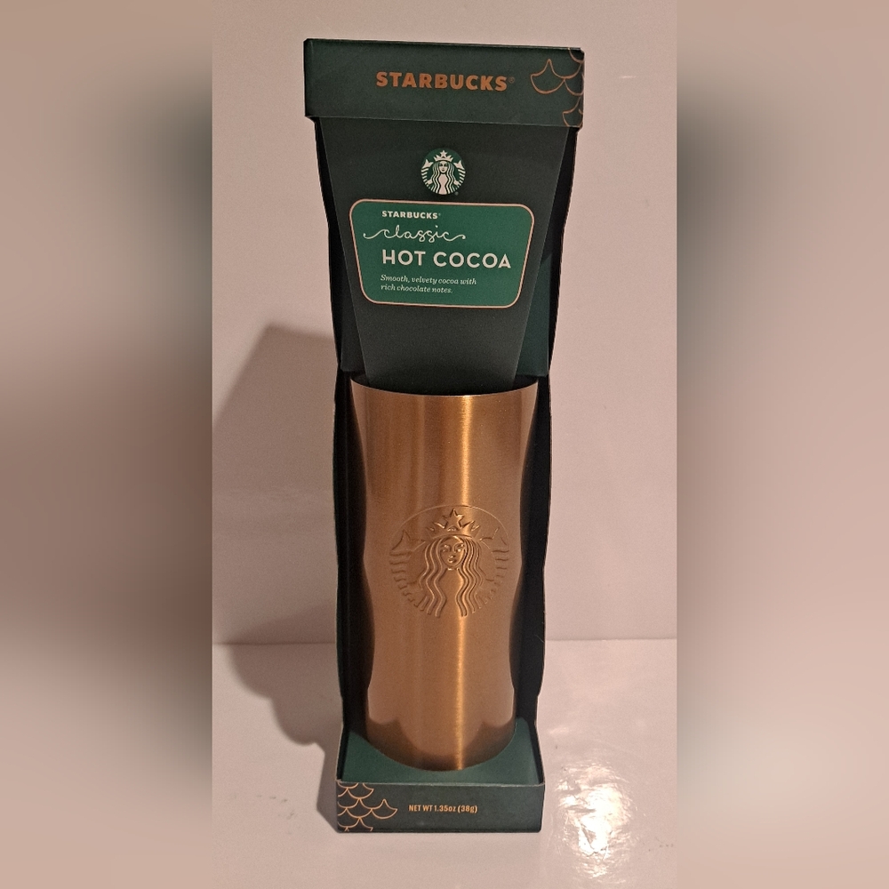Starbucks Gold Accent Tumbler
